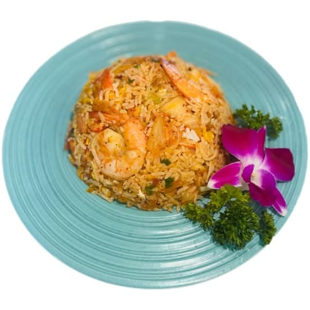 Kimchi Seafood Fried Rice (CATER).