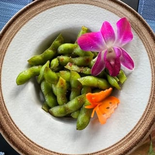 Chili Garlic Edamame  (CATER)