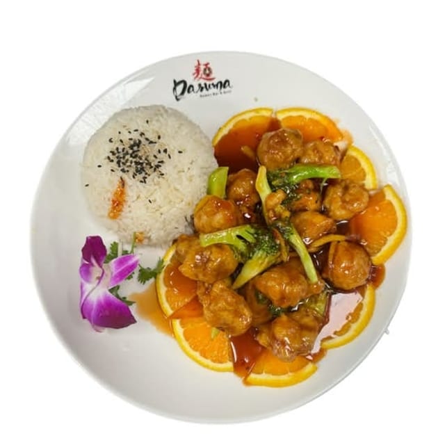 Orange Chicken.