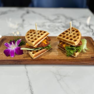 Chicken Waffle Sliders